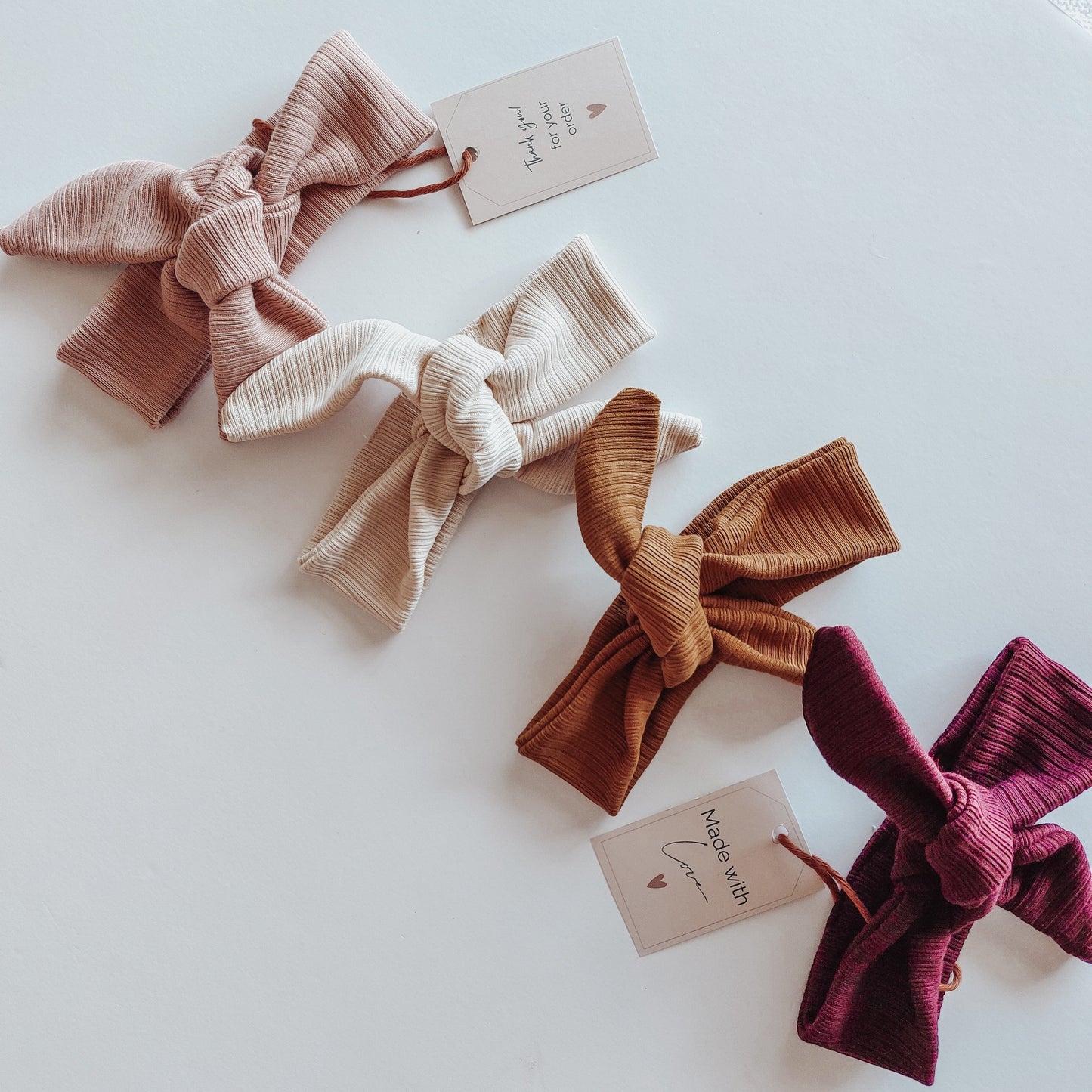 Organic cotton headbands