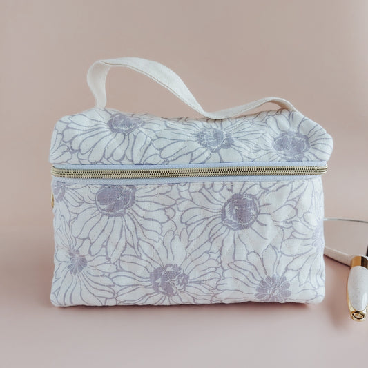 Quilted Vanity Bag | Gerbera