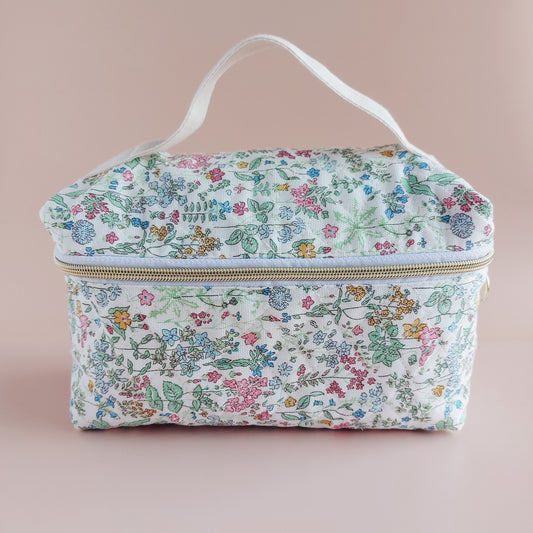 Quilted Vanity Bag | Field Flowers