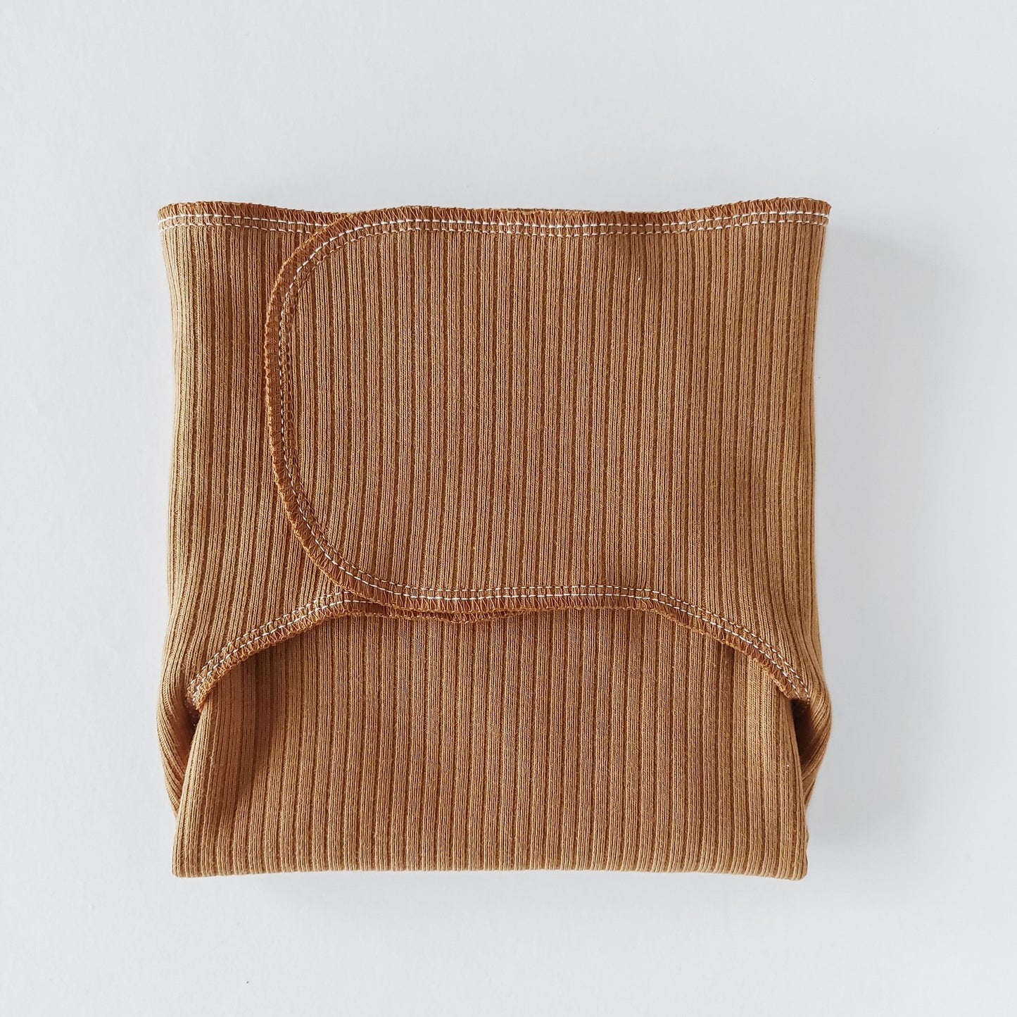 organic cotton preflat/diaper ochre