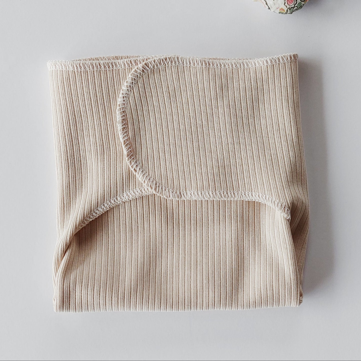 organic cotton preflat/diaper vanilla